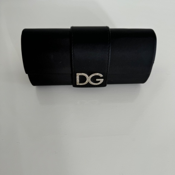 Vintage Dolce & Gabbana Women\'s Sunglass Frames Only & Case DG 6003-B Black Rare main image 12